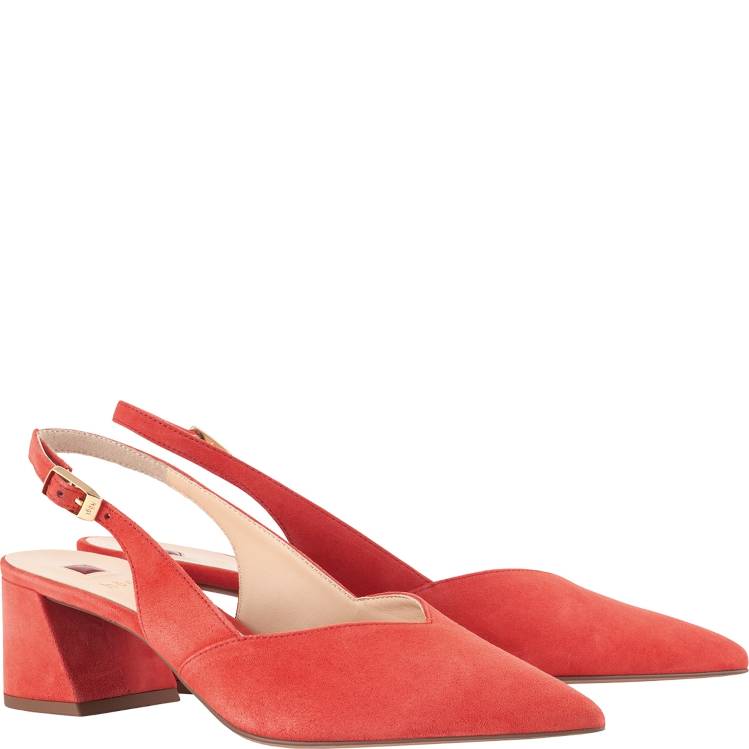 oranžs Högl Vaļējas augstpapēžu kurpes 'Laura'