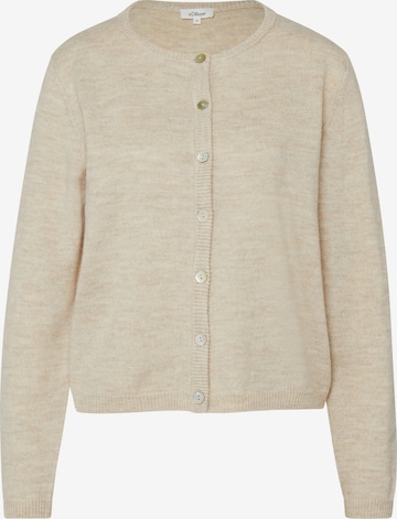 Cardigan s.Oliver en beige : devant