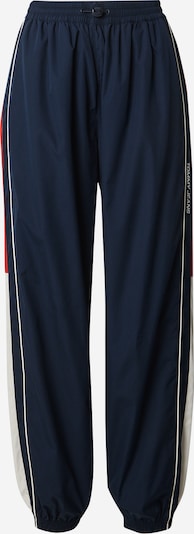 Tommy Jeans Pantalon en bleu marine / rouge / blanc, Vue avec produit