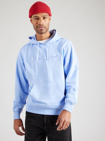 Felpa di Champion Authentic Athletic Apparel in blu: frontale
