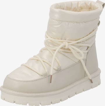 Palado by Sila Sahin Boots 'Falenas' in Beige: front