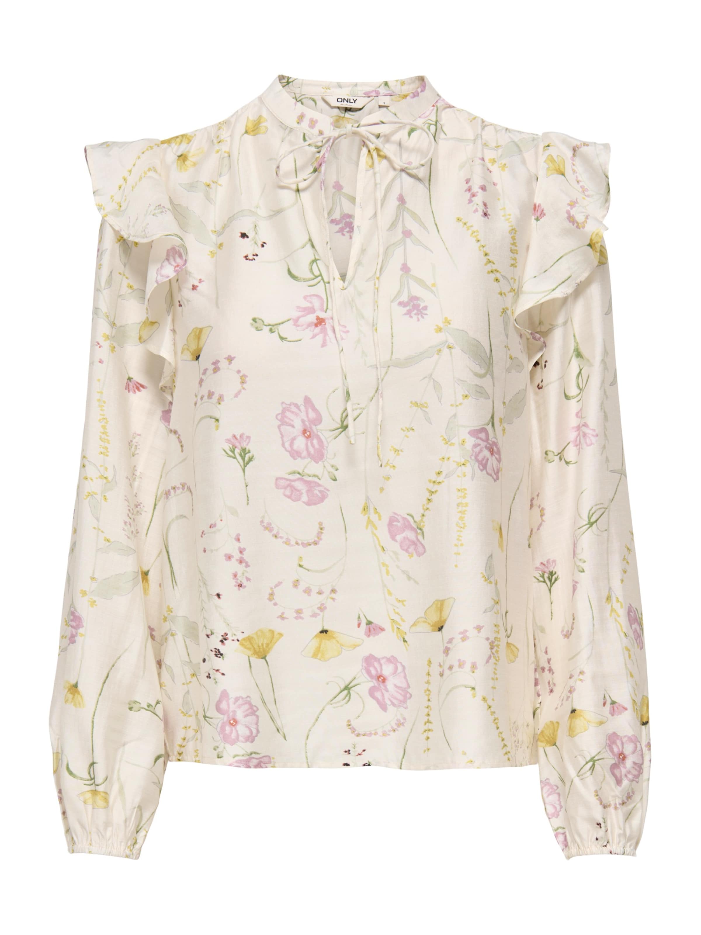 ONLY Blouse 'ONLJEONA' in Wit: voorkant