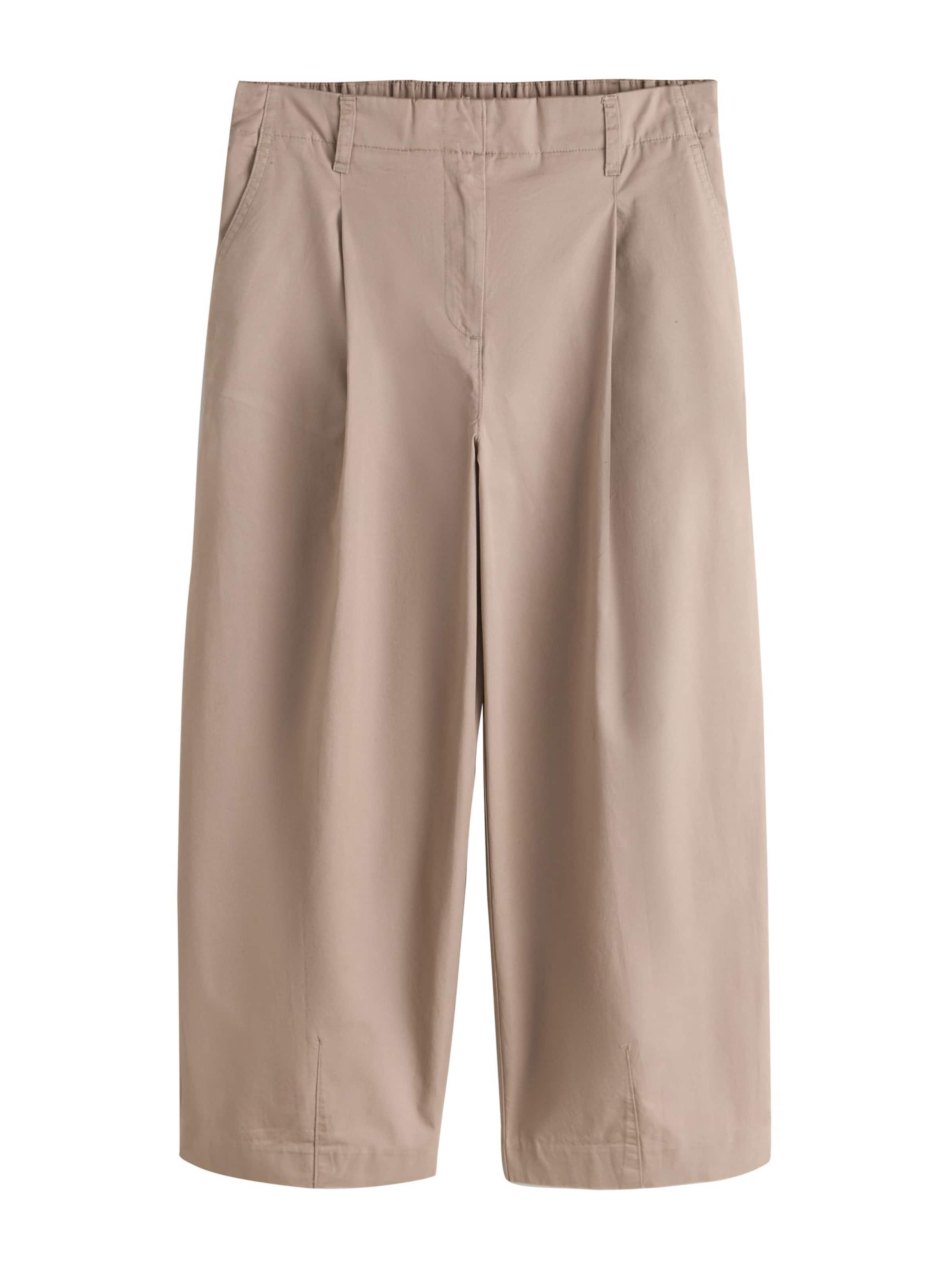 Next Barrel Trousers in Grey: front