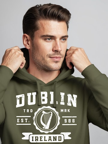Neverless Sweatshirt 'Dublin Irish'‌‌ in Grün