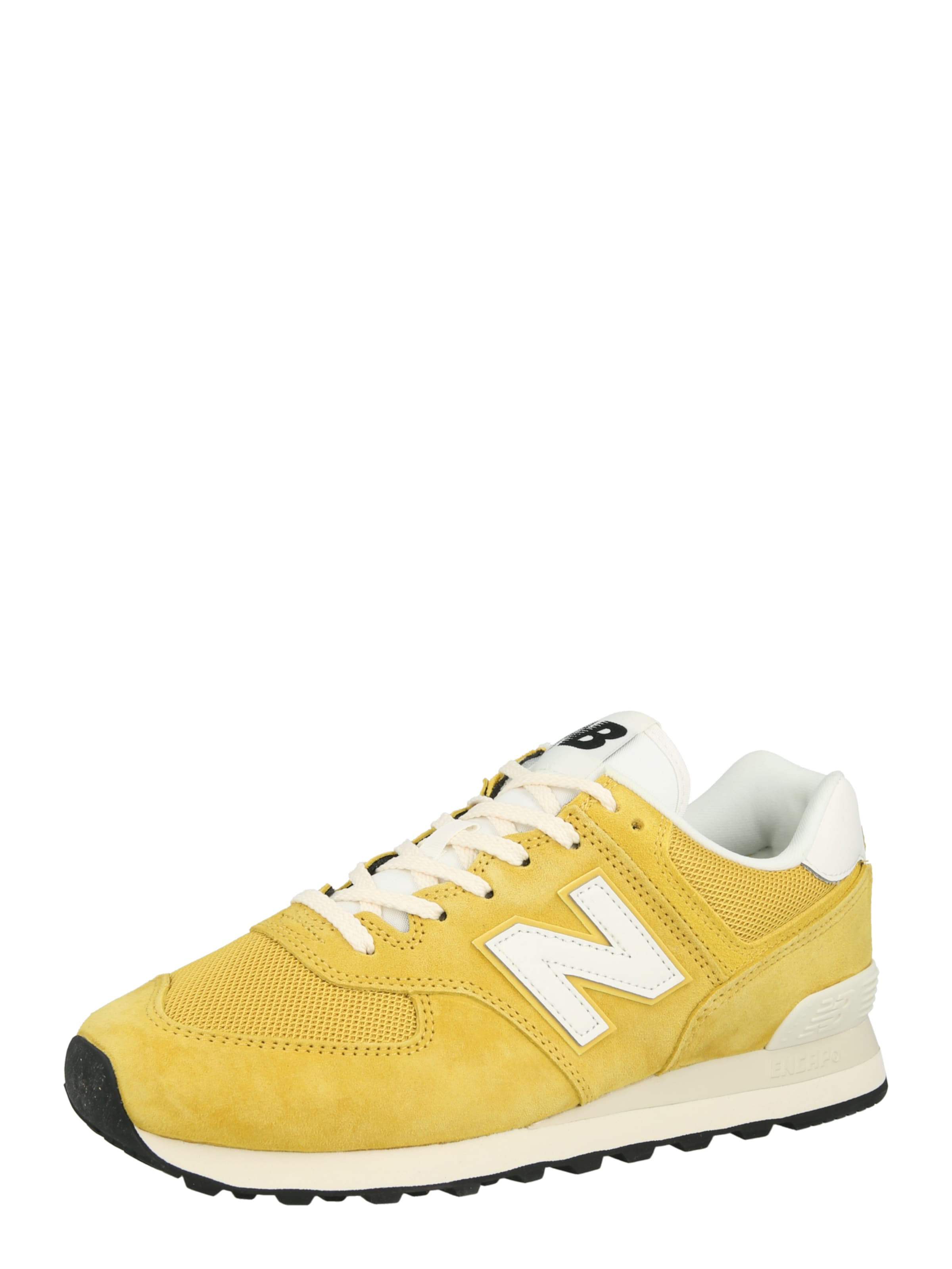 new balance Baskets basses '574' en 36-36,5 en curry / blanc, Vue avec produit