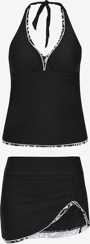 nascita Bustier Bikini värissä musta: etupuoli