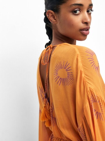 Pull&Bear Jumpsuit in Orange