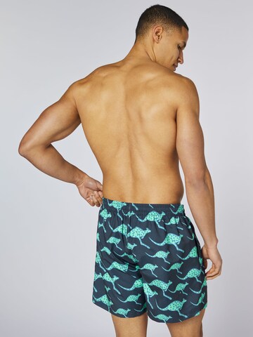 CHIEMSEE Board Shorts ' im angesagten Alloverprint ' in Blue
