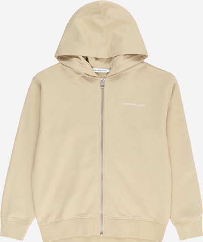 Calvin Klein Jeans Veste de survêtement en beige, Vue avec produit