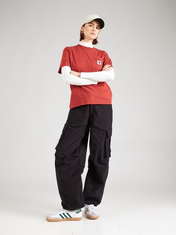 Carhartt WIP Tričko 'Nelson' – červená