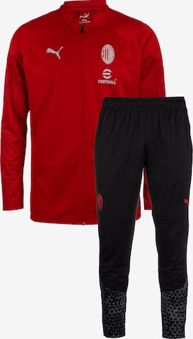 PUMA Trainingsanzug 'AC Mailand' in Rot: predná strana