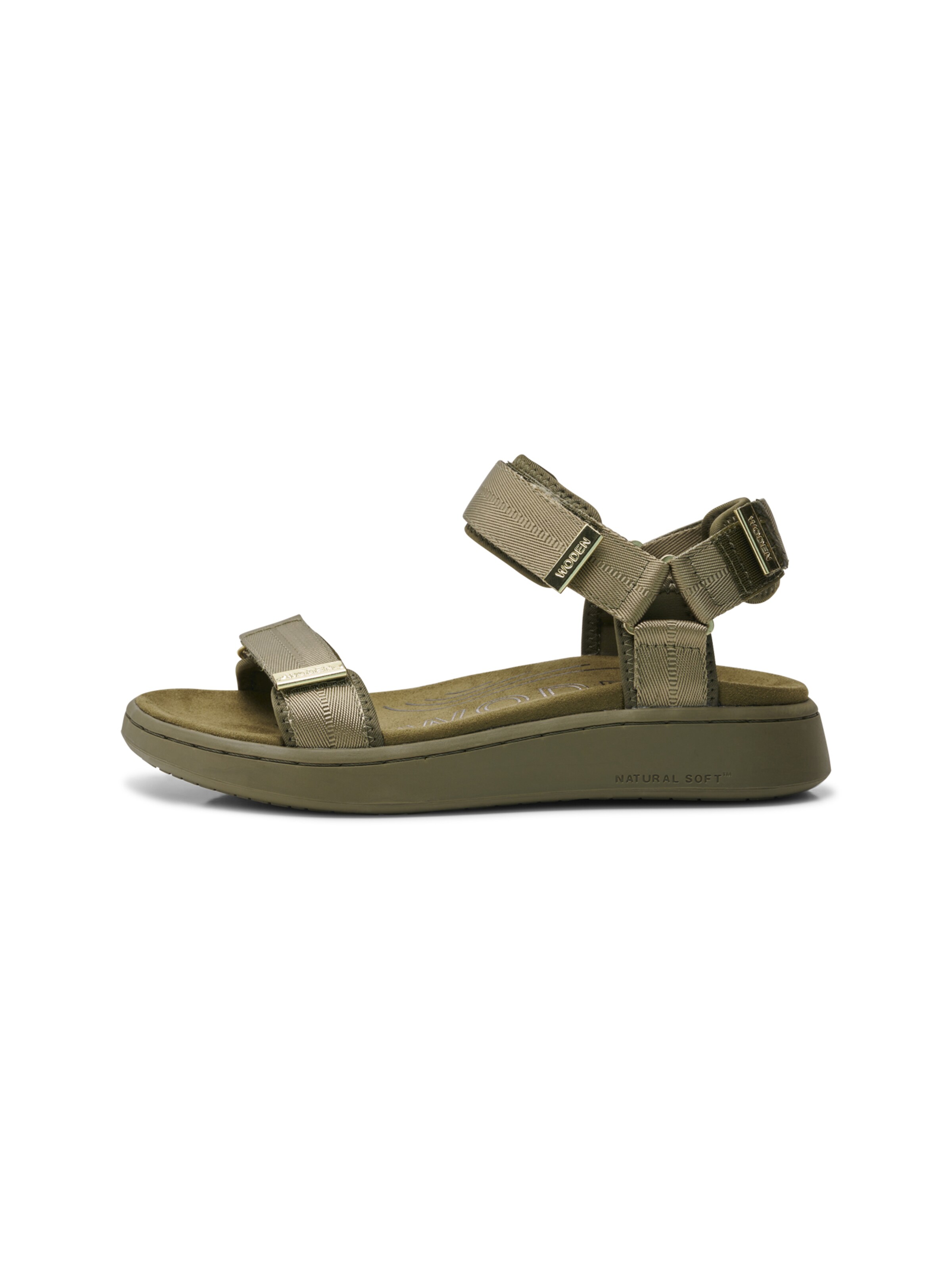 WODEN Sandal 'Line' in Green