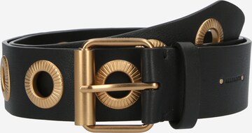 Ceinture AllSaints en noir : devant