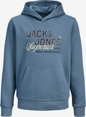 JACK & JONES MINI Суичър в синьо: отпред