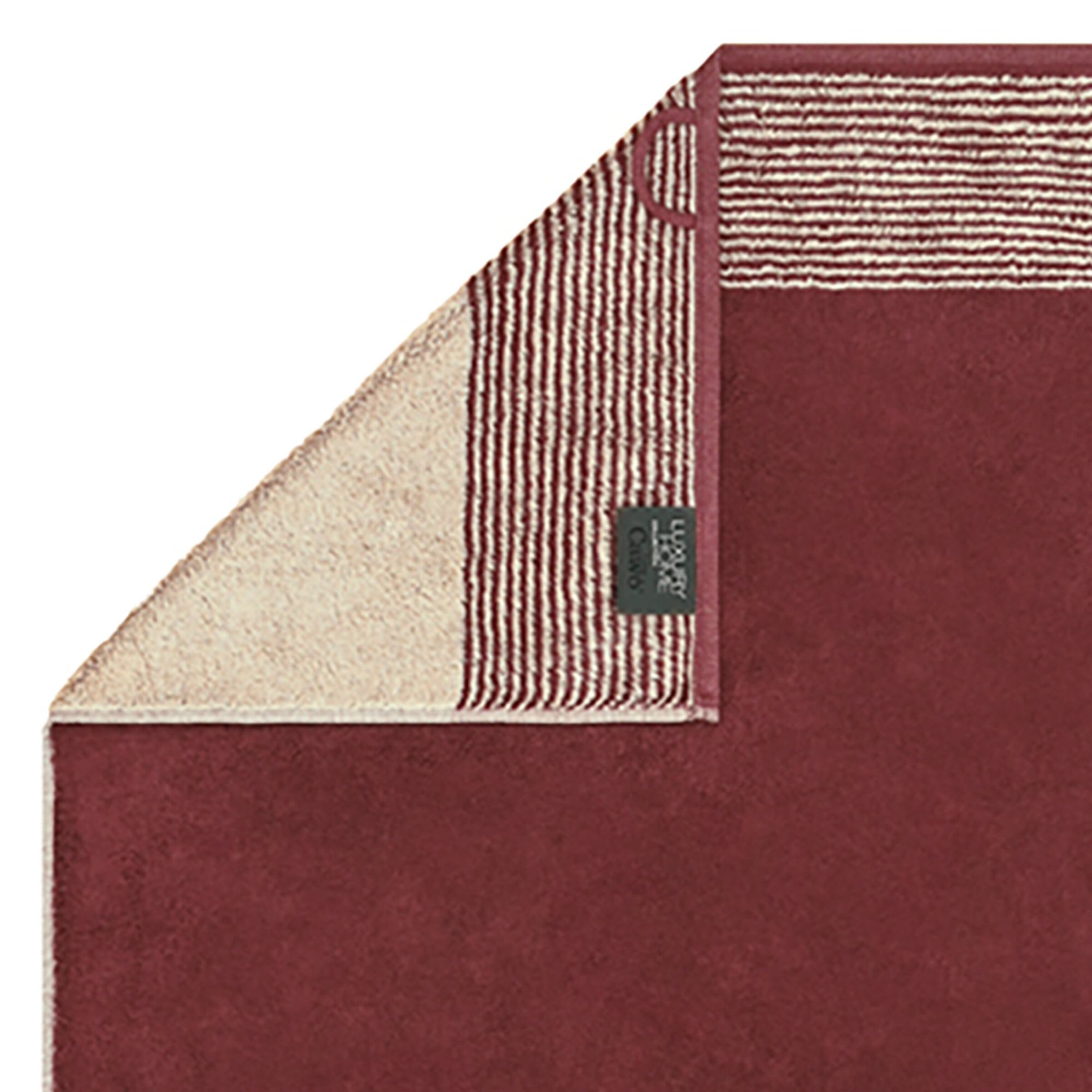 Serviette Cawö en rouge