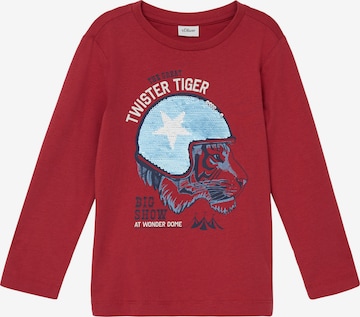 s.Oliver Shirt in Rood: voorkant