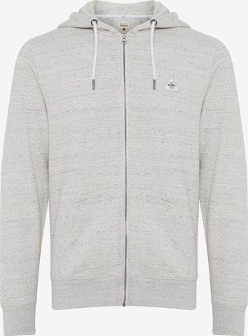 BLEND Zip-Up Hoodie in Grey: front