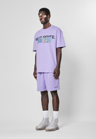 Loosefit Pantalon 'Essential' 9N1M SENSE en violet