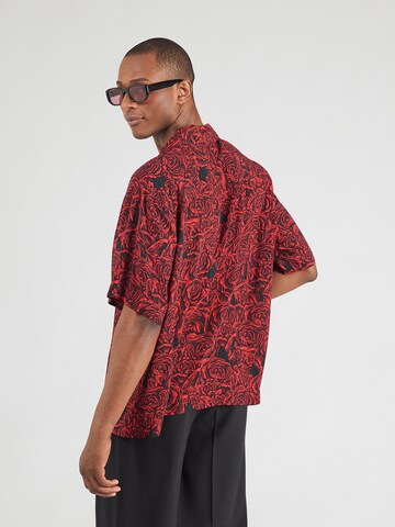 HUGO Comfort fit Button Up Shirt 'Espino' in Black