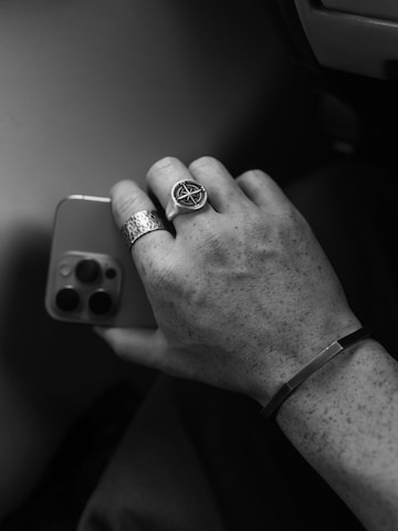 REYTEL - Anillo 'Compass Polar Star' en plata