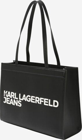 KARL LAGERFELD JEANS Nákupní taška – černá: přední strana