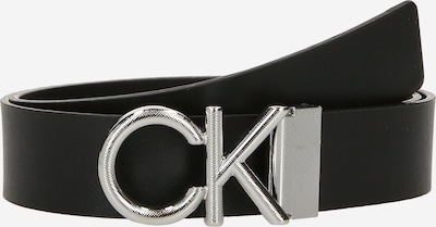 Curea Calvin Klein pe negru / argintiu, Vizualizare produs