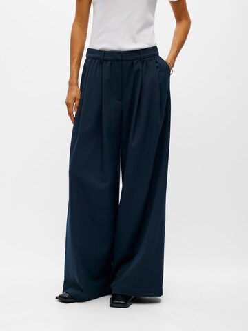 Wide Leg Pantalon à pince 'OBJGisla' OBJECT en bleu : devant