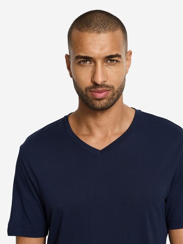 Hanro Shirt ' Night & Day ' in Blue