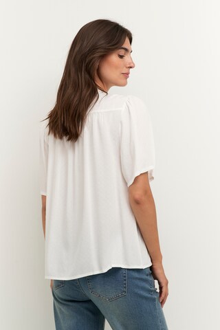 CULTURE Bluse 'Dania' i hvid