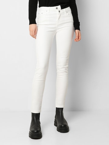 Scalpers Skinny Jeans in Wit: voorkant