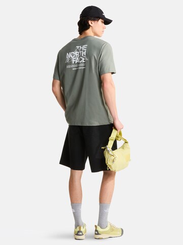 THE NORTH FACE Koszulka 'Mountain Sketch' w kolorze zielony