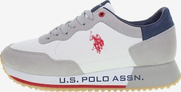 U.S. POLO ASSN. Platform trainers 'Cleef006' in White: front