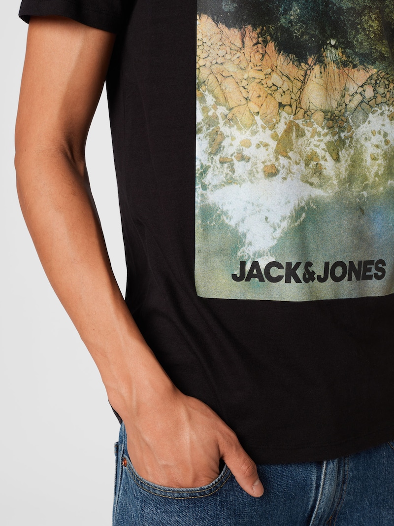 Men Clothing JACK & JONES Classic t-shirts Black