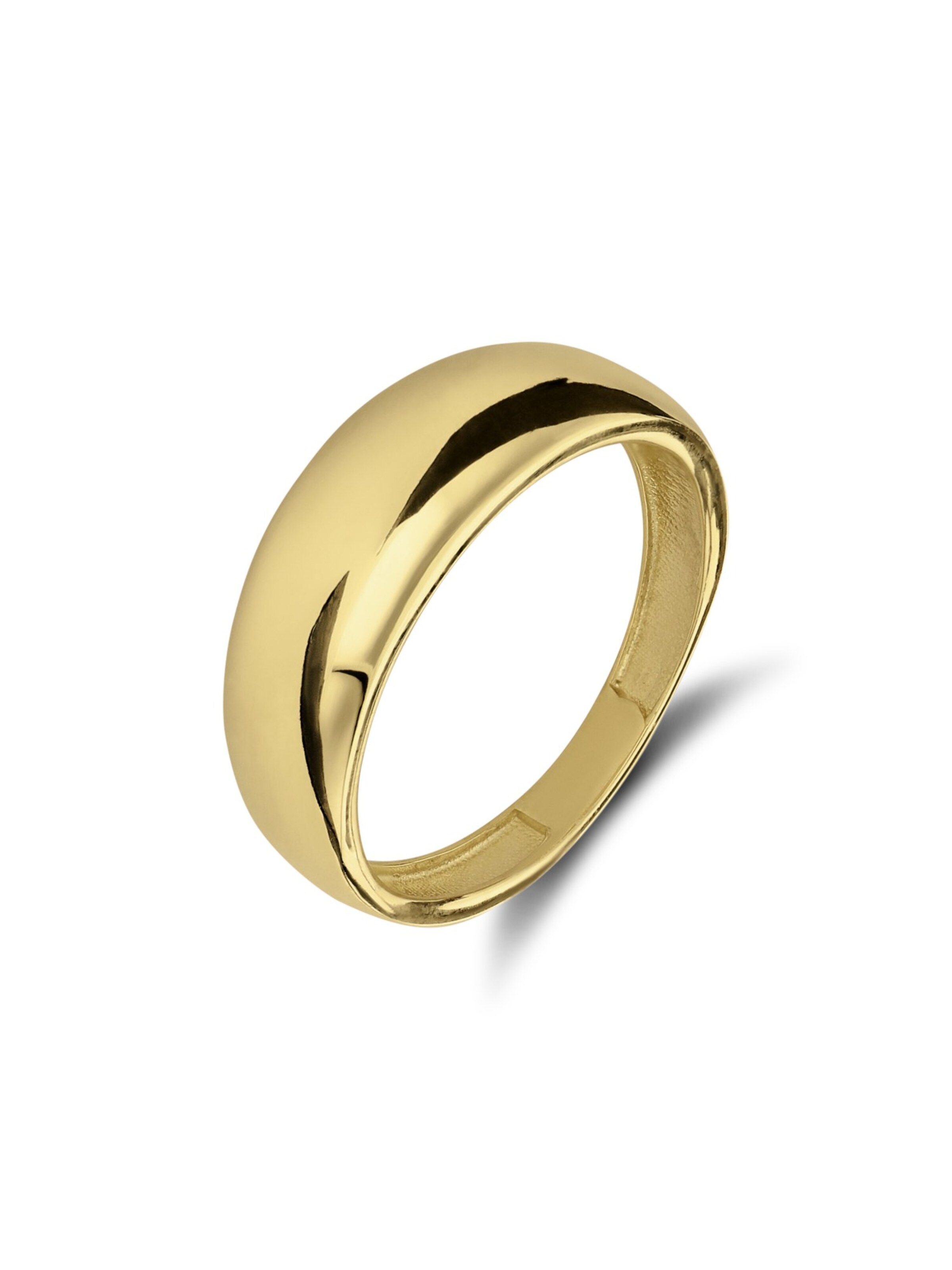 Lucardi Ring in Goud: voorkant