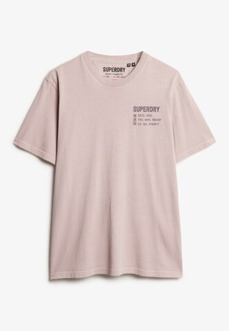 T-Shirt Superdry en gris : devant