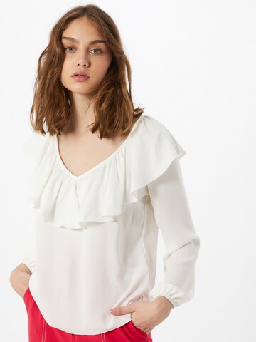 Tricou 'IVORY' de la Dorothy Perkins pe alb: față