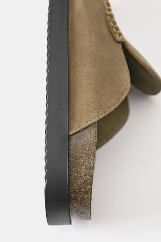 Sabots Pull&Bear en marron