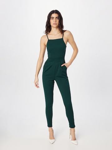 WAL G. Jumpsuit 'BILLY' in Groen: voorkant