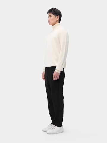 GOBI Cashmere Pullover 'Men's Essential Turtleneck Cashmere Sweater'‌ in Weiß