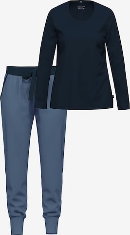 Ammann Pyjama 'Night & Home' in Blau: Vorderseite