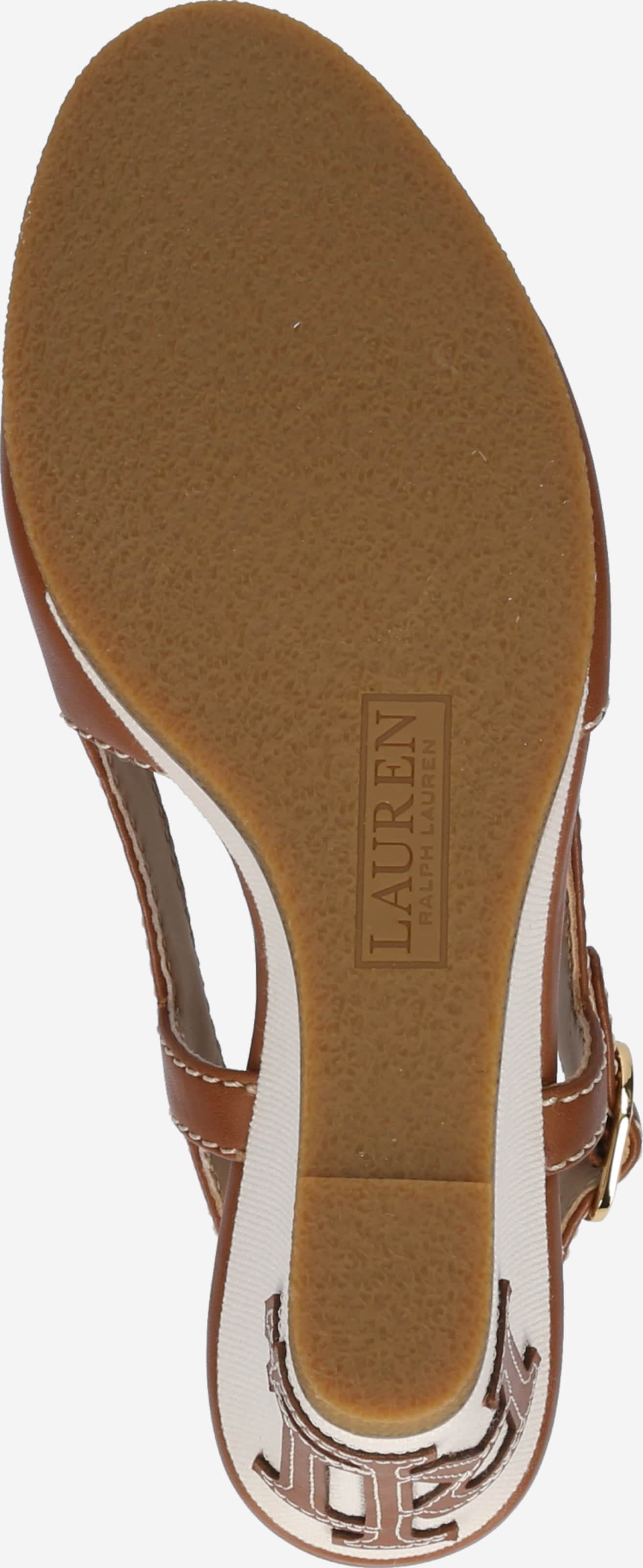 Lauren Ralph Lauren Sandals 'RONI' in Caramel | ABOUT YOU