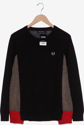 Fred Perry Sweater & Cardigan in L in Black: front