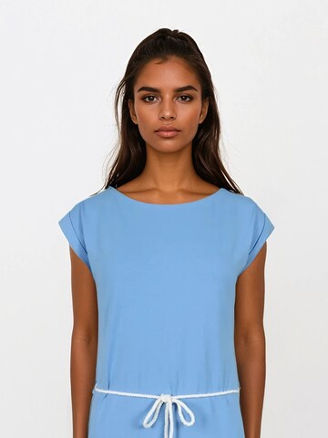 salzhaut Jurk 'Usselig - Uni' in Blauw