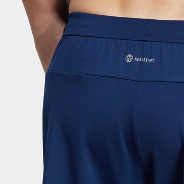 ADIDAS SPORTSWEAR Regular Workout Pants 'Designed For Training' in Blue