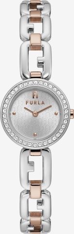 FURLA Analog Watch 'Arco Chain' in Silver: front