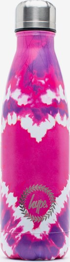 hype Wasserflasche 'Heart Hippy' in lila / pink / silber / weiß, Produktansicht