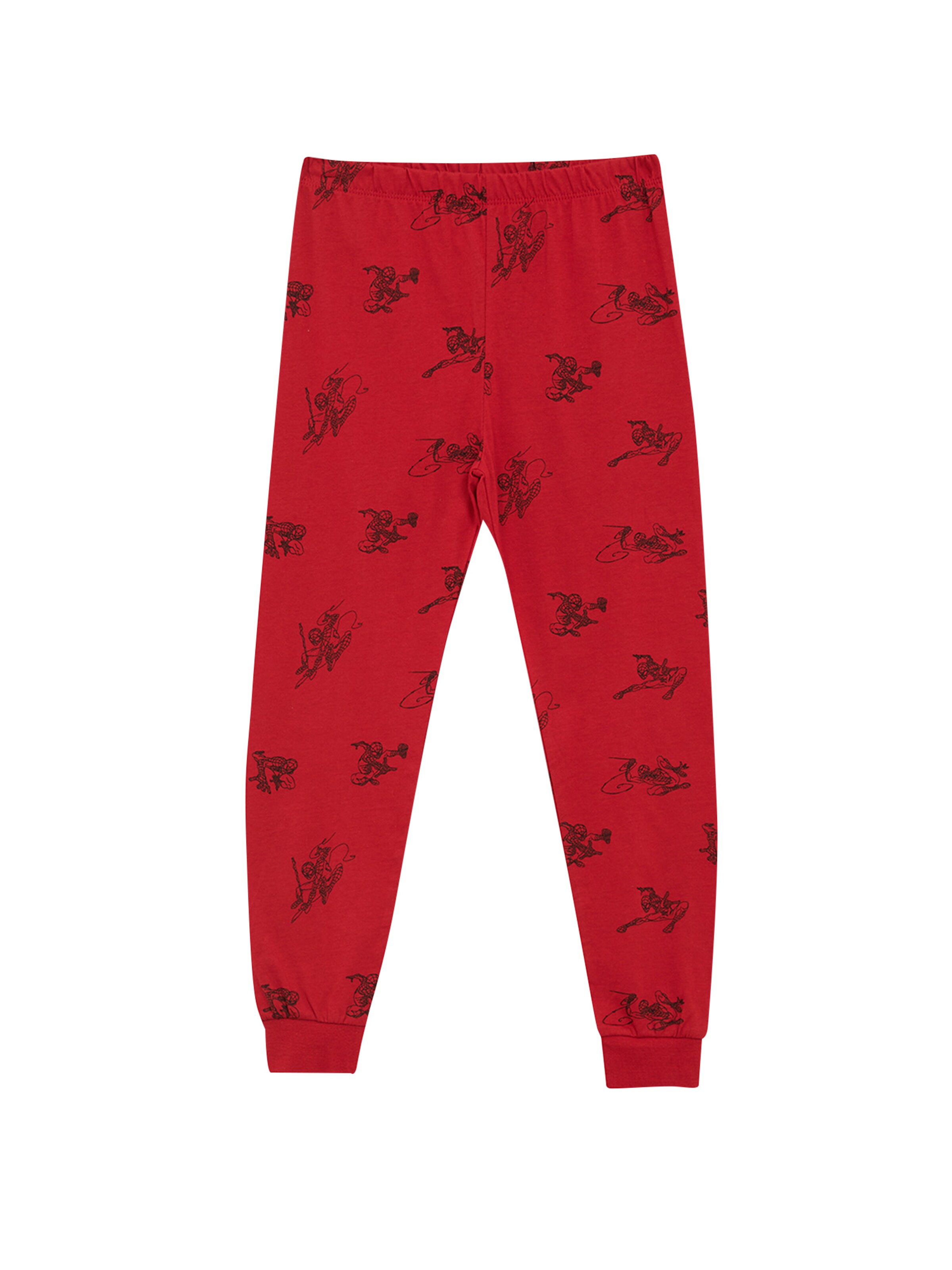 Kinder Teens (Gr. 140-176) DeFacto Schlafanzug  'Spiderman' in Graumeliert, Rot - GJ99190