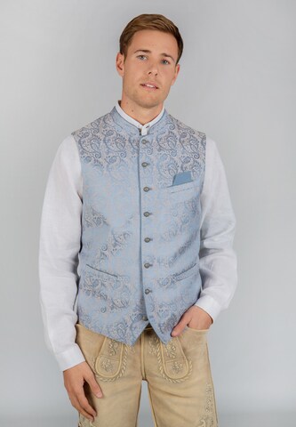 STOCKERPOINT Traditional Vest 'Silvano' in Blue: front
