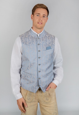 STOCKERPOINT Traditional Vest 'Silvano' in Blue: front