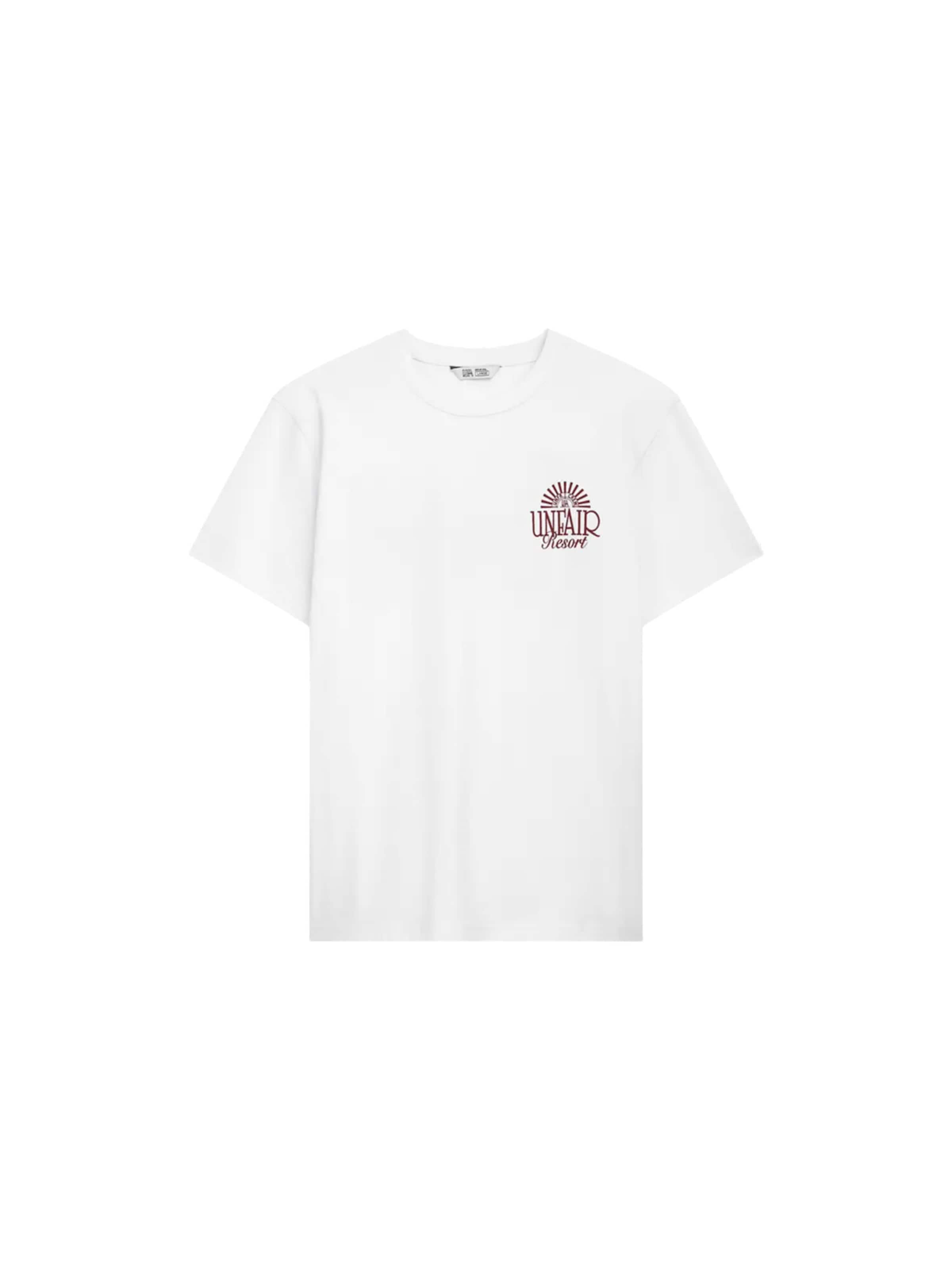 Unfair Athletics Shirt 'Resort' in White: front